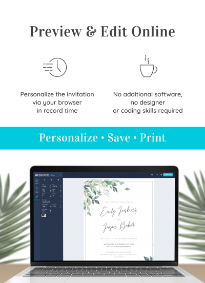 Download Fancy Pattern Graduation Invitation - Printable PDF