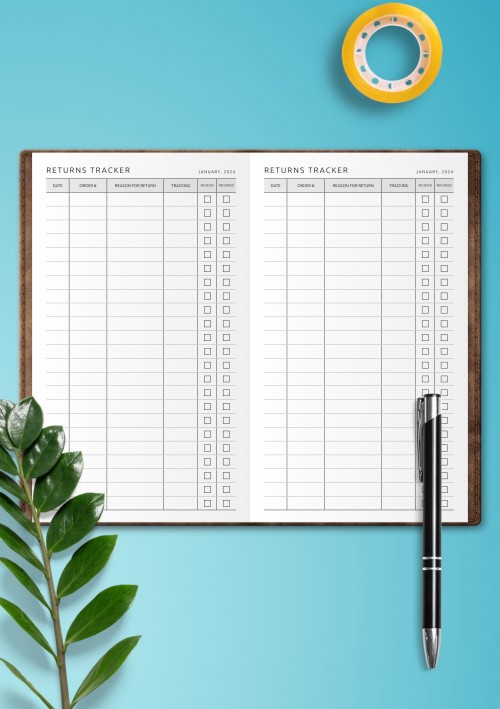 TN Monthly Returns Tracker Template