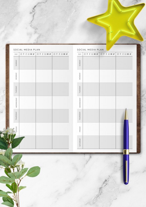 TN Social Media Plan Template